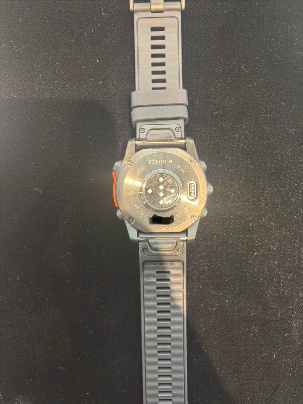 Garmin Fenix 8 Amoled 51MM Slate Gray with Black Silicone Band GPS Watch in Box