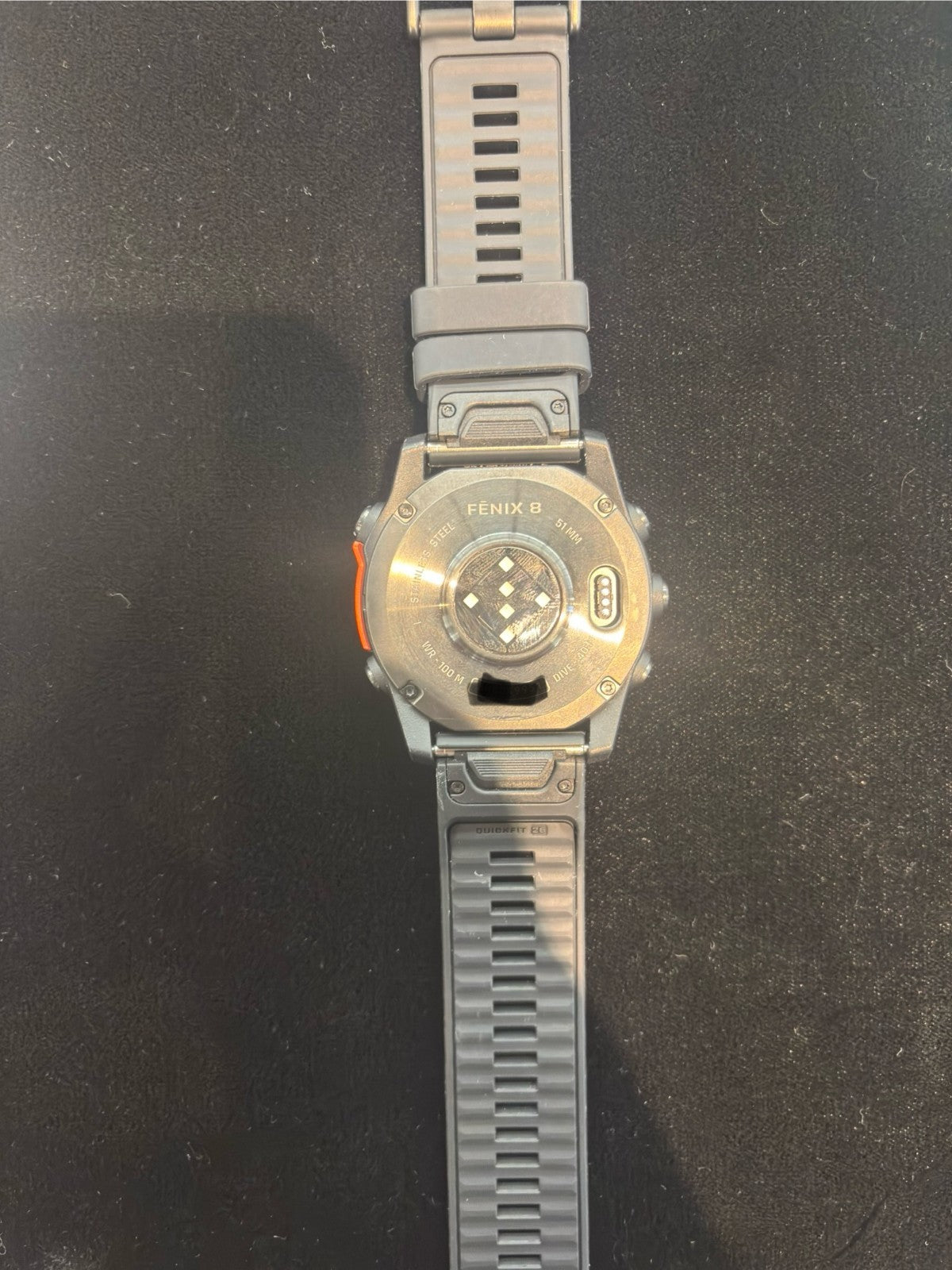 Garmin Fenix 8 Amoled 51MM Slate Gray with Black Silicone Band GPS Watch in Box