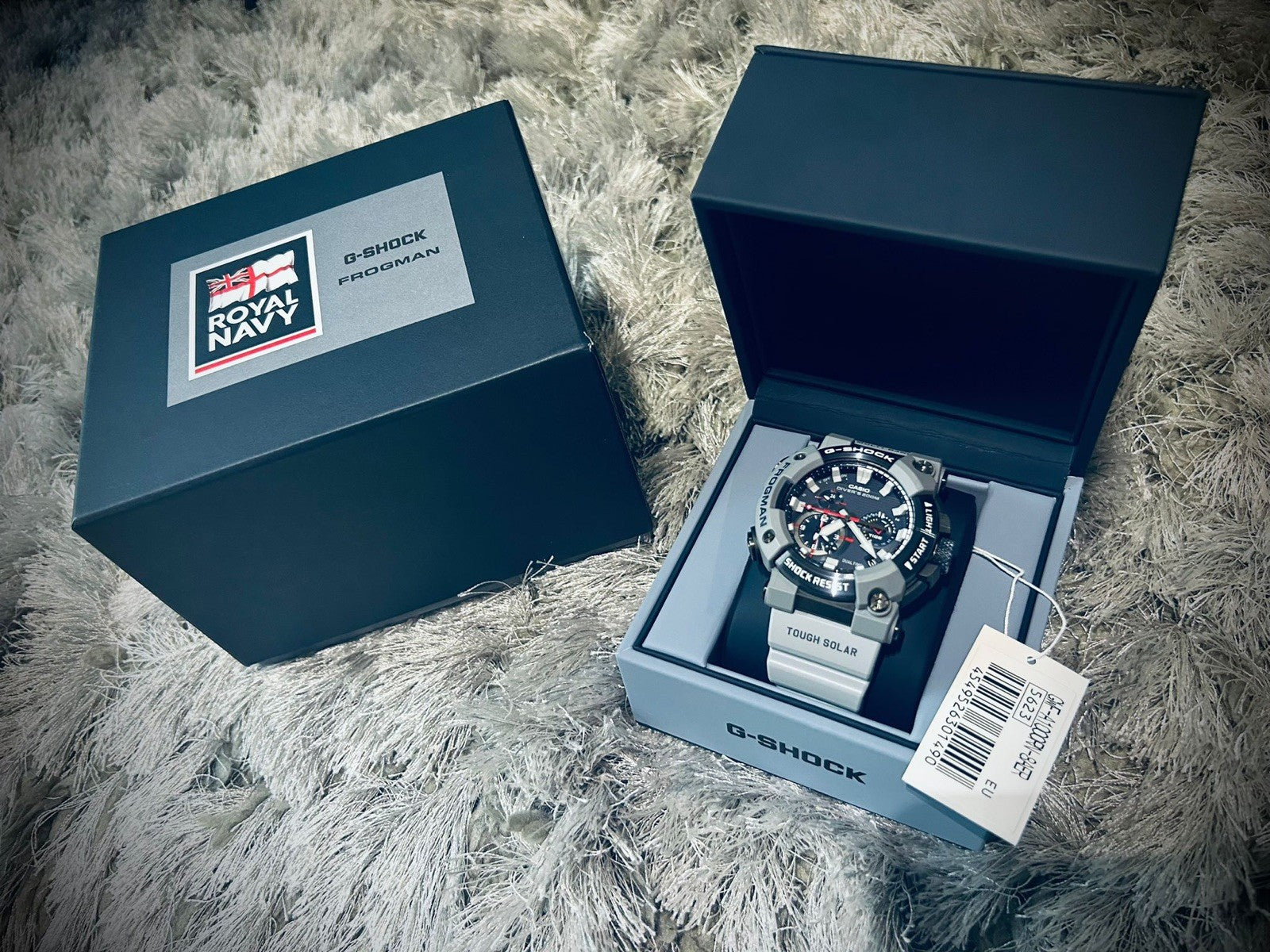 Casio G-Shock Frogman Royal Navy Limited Edition GWF-A1000RN Diver Watch Boxed