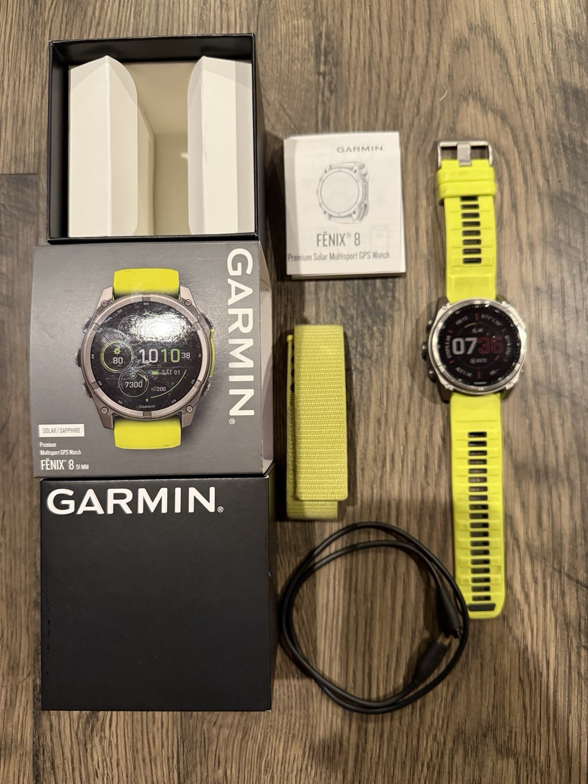Garmin Fenix 8 51mm Solar Sapphire Premium Multisport GPS Watch